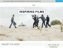 Tablet Screenshot of inspiringfilms.com